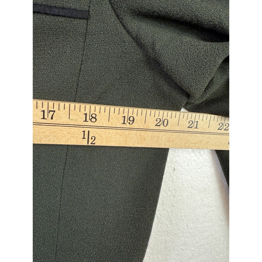 Kasper ASL Black Blazer Womens Sz 12 5 Button Wool Jacket Career Office Church - Picture 6 of 8